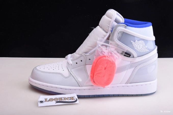Cheap TBK CK6637-104 Air Jordan Blue Racer White 1 High Retro Zoom 0817